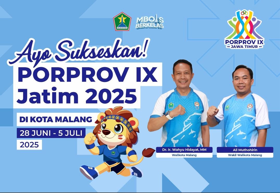 Semarak Porprov Jatim IX Harus Digelorakan: Disporapar Kota Malang Minta Dukungan Semua Instansi