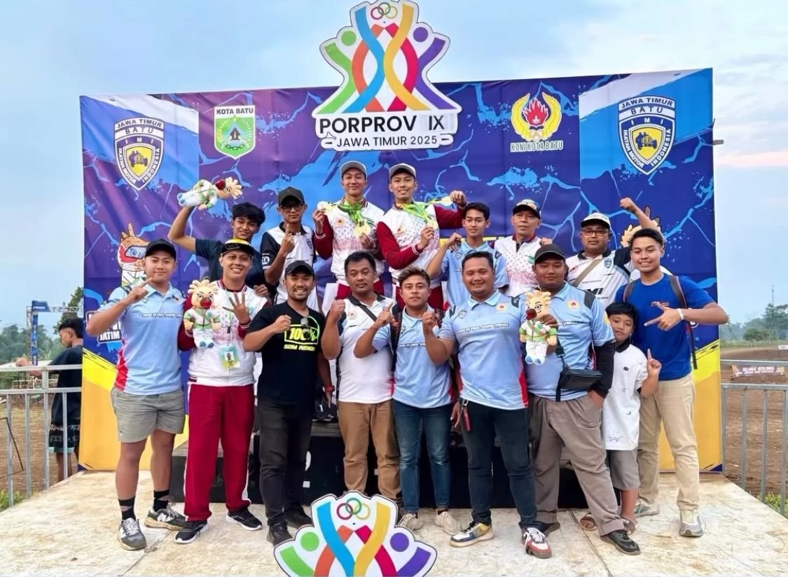 Porprov IX Jatim 2025: Kabupaten Malang Sabet 3 Emas dari Ajang Motor Cross di Kota Batu