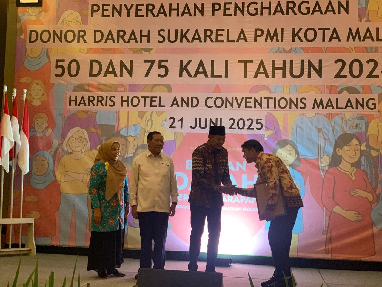 Walikota Malang dan PMI Apresiasi Pendonor Sukarela, Ajak Warga Jadi Pahlawan Kemanusiaan