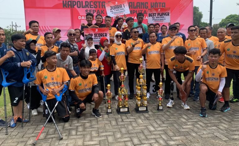 Persama Malang Juarai Kapolresta Cup 2025, Buktikan Semangat Tanpa Batas