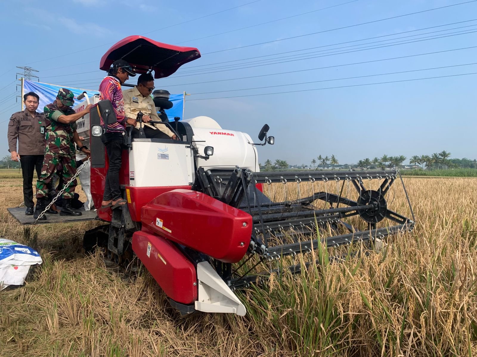 Panen Padi Modern Pakai Combine Harvester, Wali Kota Malang Dorong Efisiensi Pertanian Perkotaan