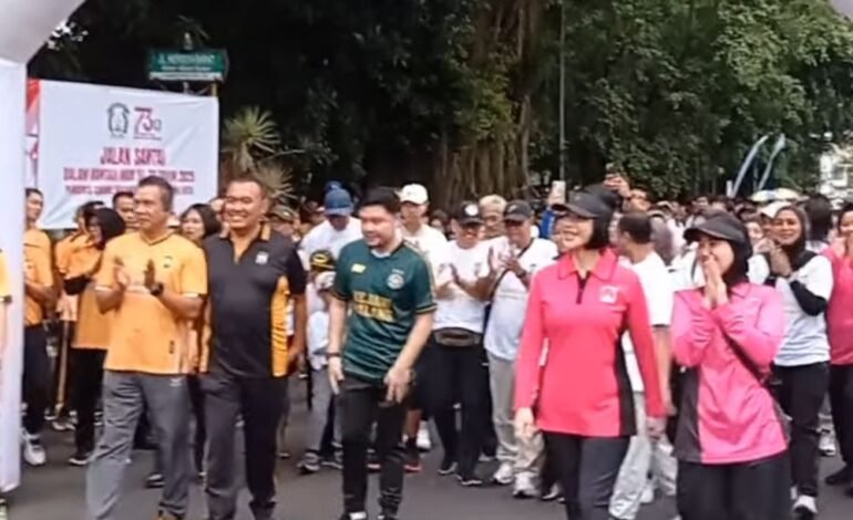 Polresta Malang Kota Gelar Jalan Sehat “Uklam Tahes”, Wujudkan Bhayangkara Humanis dan Dekat Masyarakat