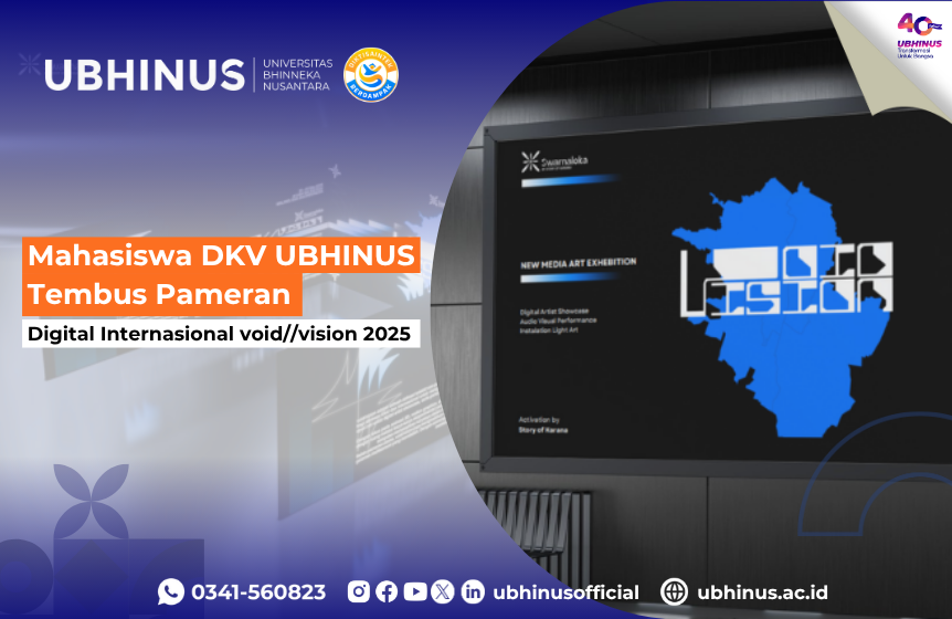 Mahasiswa DKV UBHINUS Tembus Pameran Digital Internasional void//vision 2025