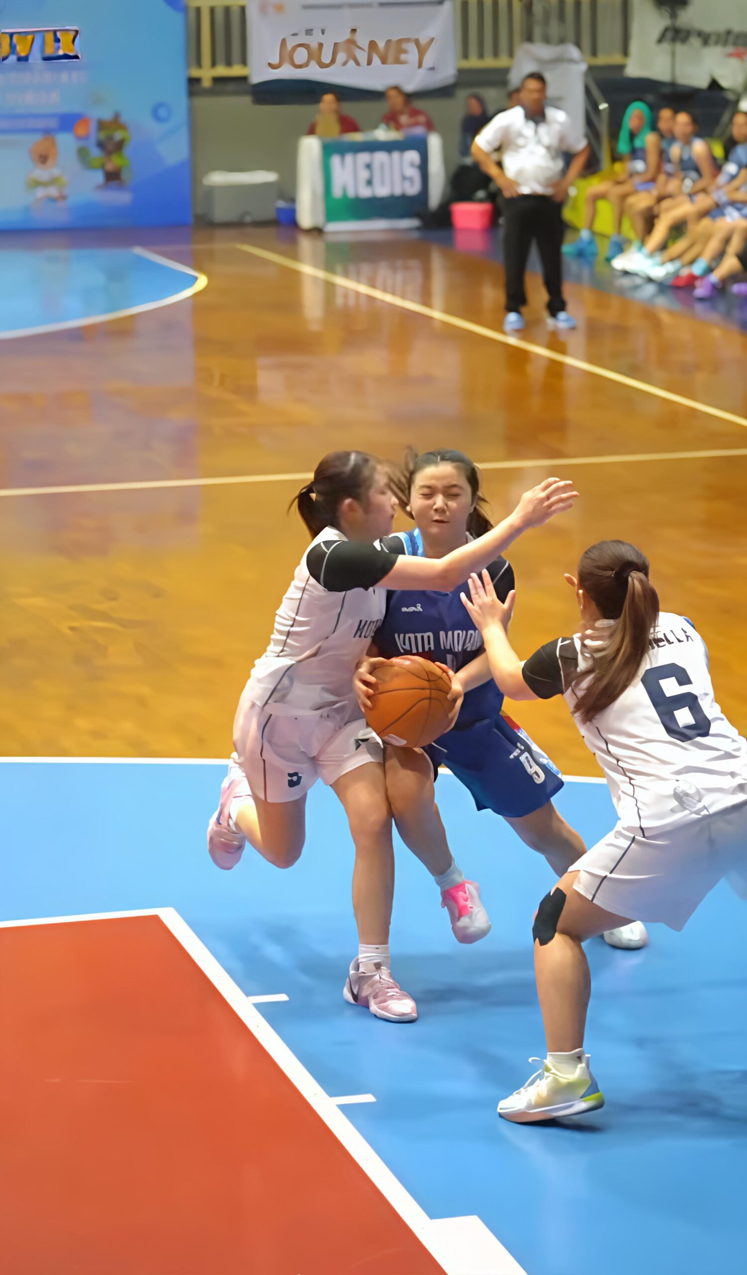 Tim Basket Putri Kota Malang Tembus Semifinal Porprov Jatim 2025 Usai Bungkam Blitar 73-25