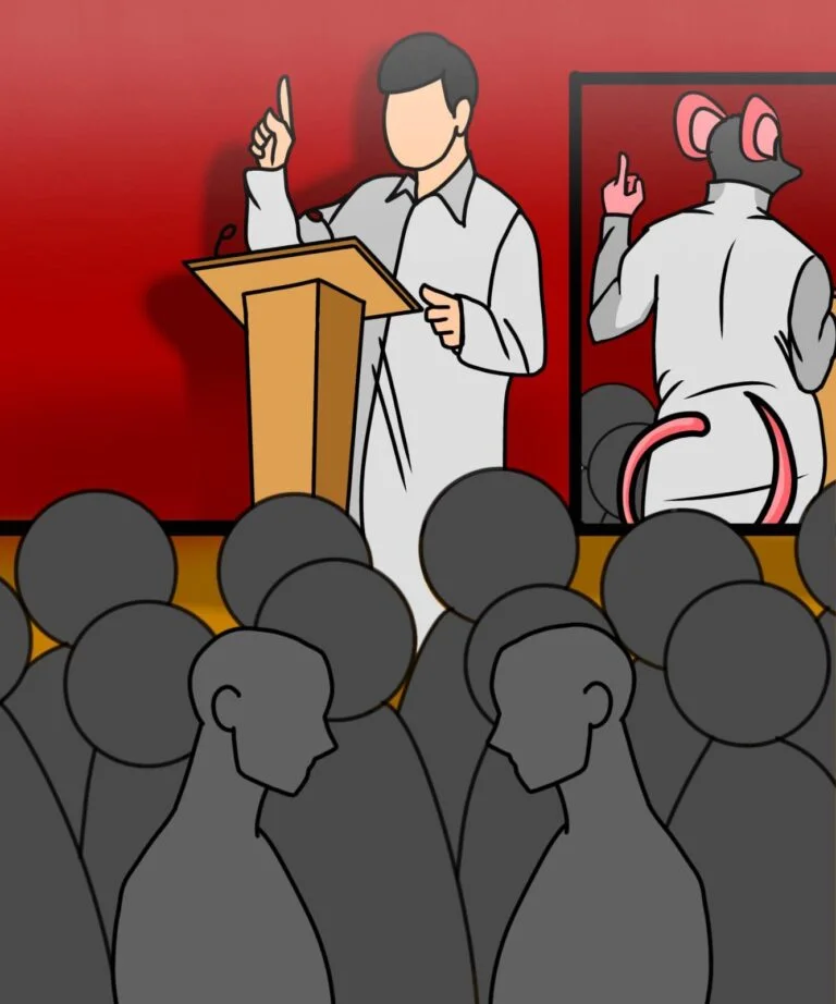 Kritik Sosial: “Wajah Asli di Balik Pidato”