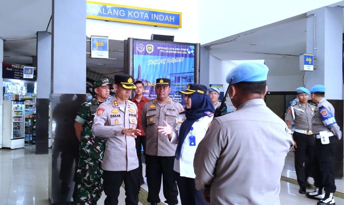 Wakapolresta Malang Kota Tinjau Terminal Arjosari, Tegaskan Komitmen Bersihkan Premanisme dan Perkuat Sinergi Lintas Sektor