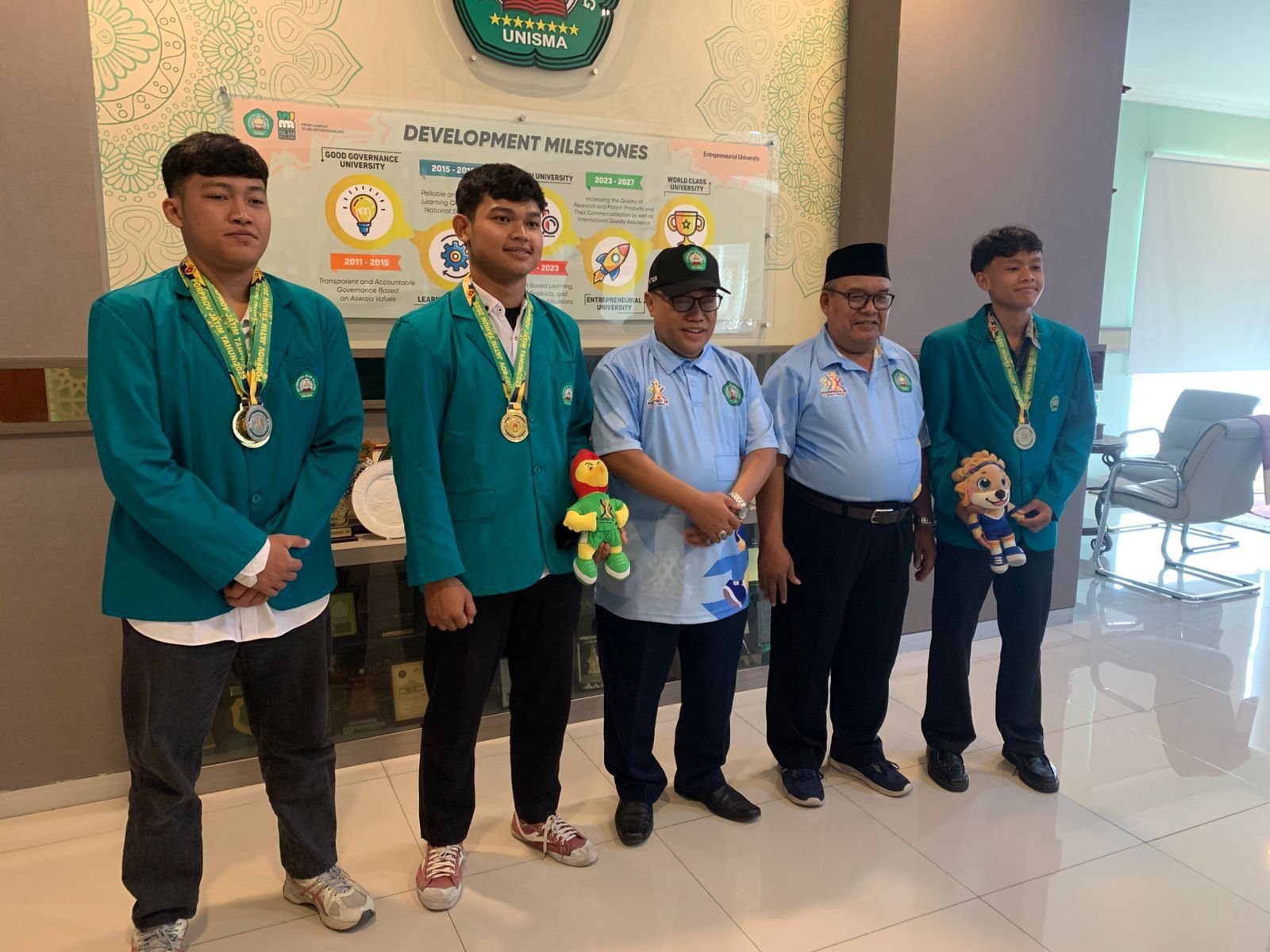 Mahasiswa Unisma Raih 2 Emas dan 1 Perak di Porprov Jatim 2025, Bukti Bisa Kuliah Sambil Berprestasi