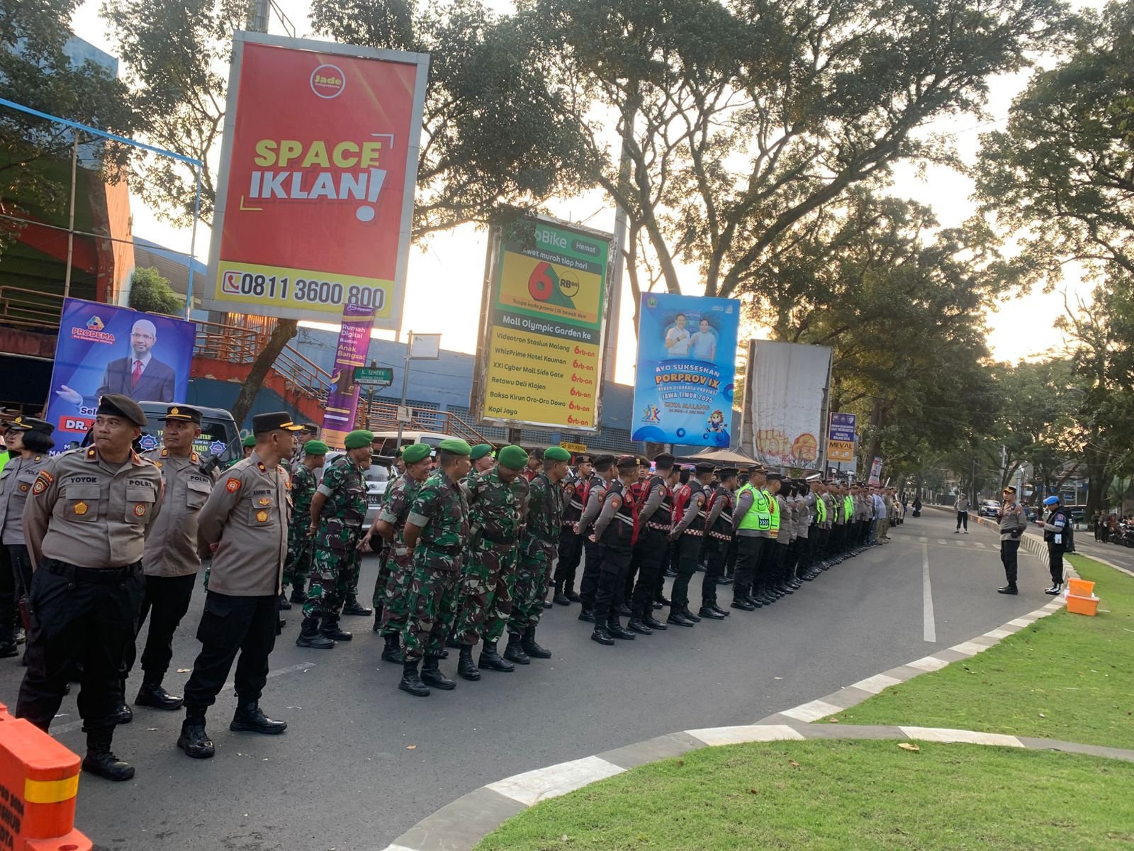 260 Personel Gabungan Amankan Tabligh Akbar Dr Zakir Naik di Stadion Gajayana Malang