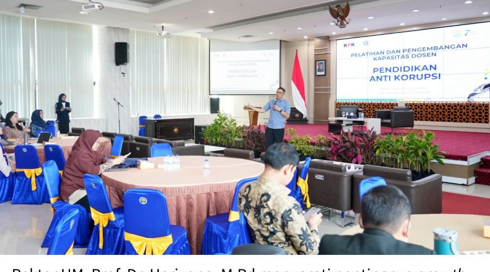 Rektor UM Tegaskan Dosen Harus Jadi Teladan Antikorupsi