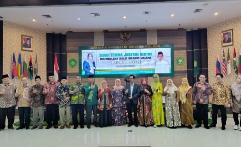 Resmi Jabat Rektor UIN Malang, Prof Ilfi Tantang Diri Capai 100% Prodi Unggul