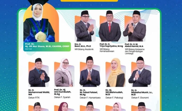 UIN Maulana Malik Ibrahim Malang Resmi Miliki Pimpinan Baru Periode 2025–2029