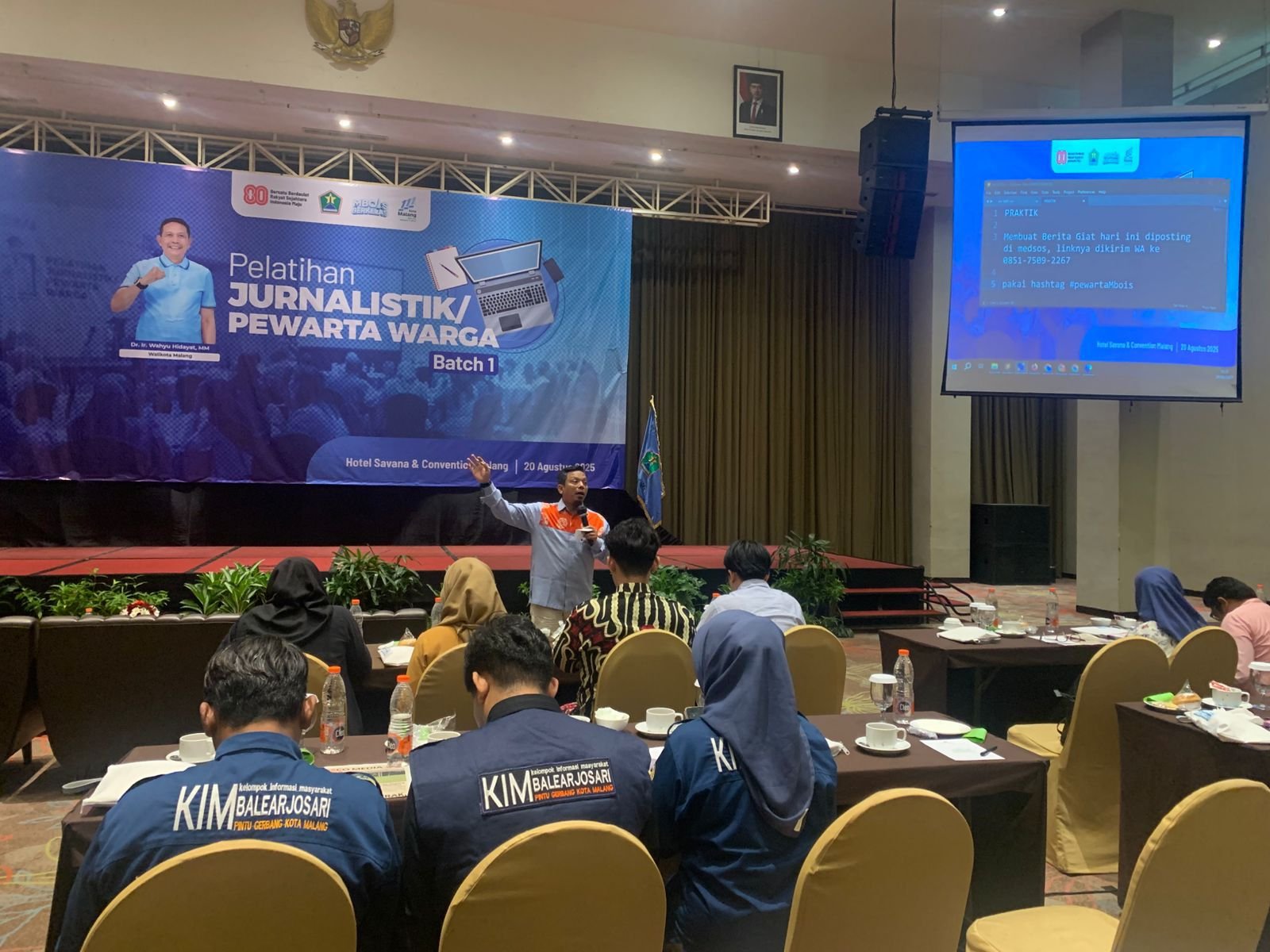 Diskominfo Kota Malang Dorong Lahirnya Pewarta Lewat Pelatihan Jurnalistik