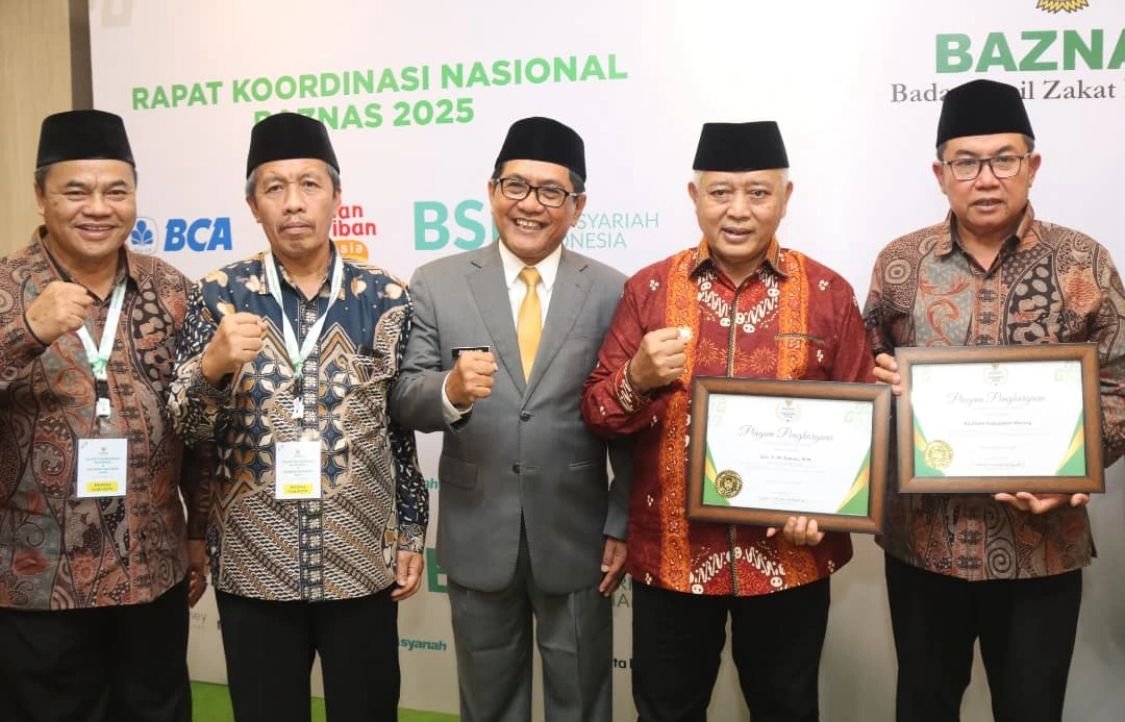 Bupati Malang Raih BAZNAS Award 2025 Kategori Kepala Daerah Pendukung Gerakan Zakat