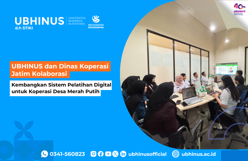 UBHINUS dan Dinas Koperasi Jatim Kolaborasi Kembangkan Sistem Pelatihan Digital untuk Koperasi Desa Merah Putih