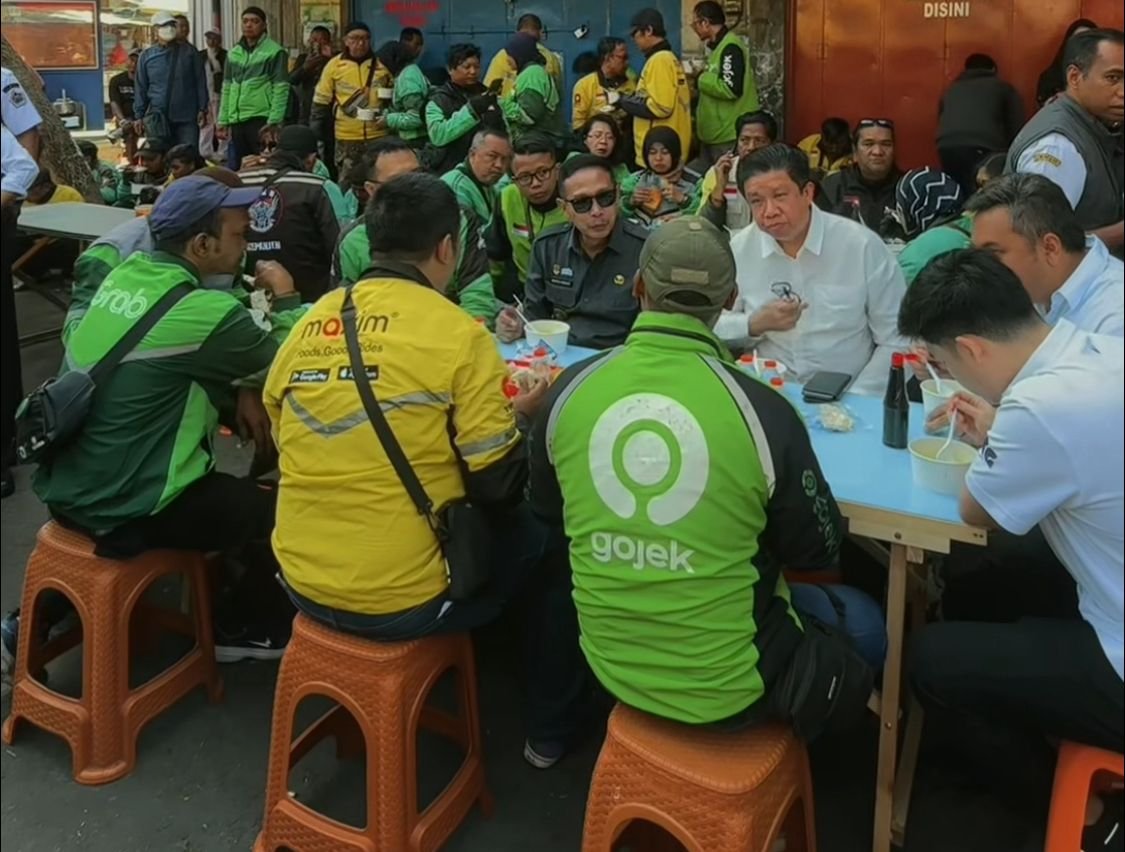 Wali Kota Malang Ajak 700 Ojol Sarapan Bareng, Tekankan Kota Harus Tetap Aman dan Kondusif