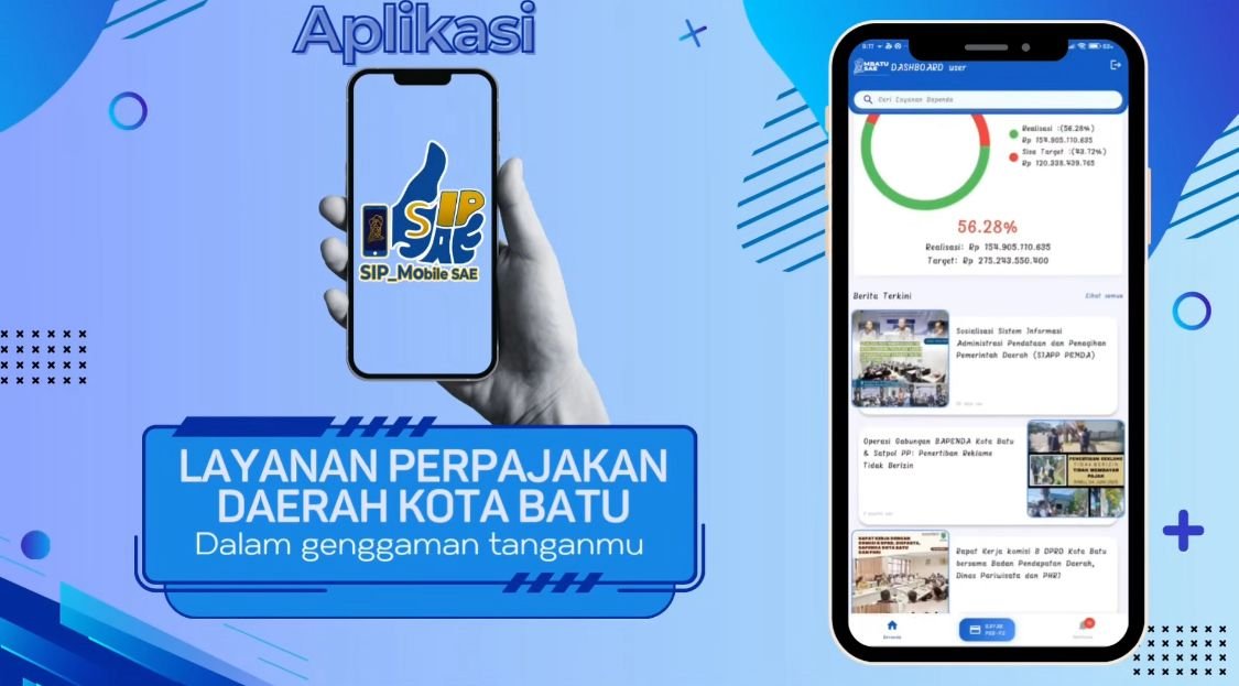 SIP_Mobile SAE, Aplikasi Pajak Daerah yang Permudah Warga Batu dan Dorong Transparansi