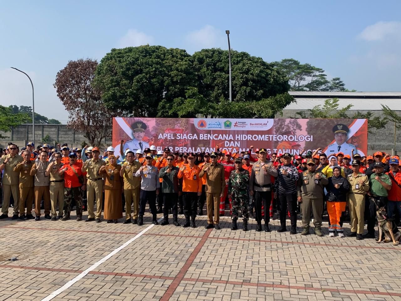 Wali Kota Malang Pimpin Apel Siaga Bencana Hidrometeorologi, BPBD Siapkan Rencana Kontinjensi