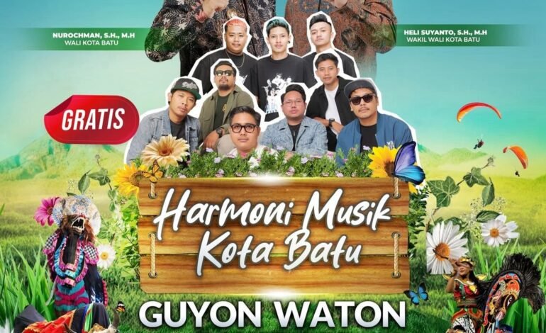 Guyon Waton Siap Guncang Kota Batu! Konser Gratis HUT ke-24 Jadi Ajang Rayakan Harmoni dan Kreativitas Warga