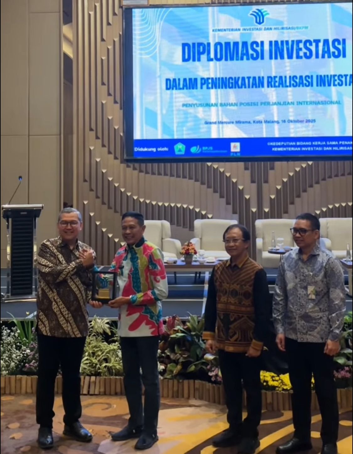 Dorong Investasi Berkualitas, Pemkot Malang Dukung Penguatan Diplomasi Investasi BKPM