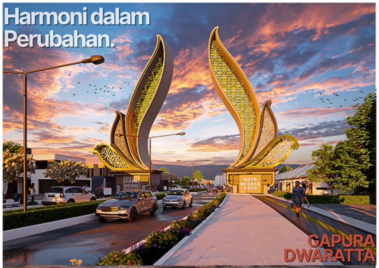 Mahasiswa ITN Malang Juara 1 Sayembara Desain Gapura Kota Batu 2025