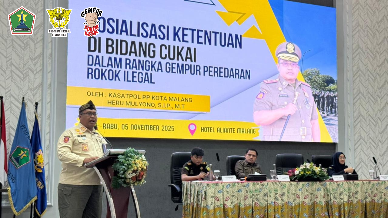 Berantas Peredaran Rokok Ilegal di Kota Malang, Pemkot Gandeng Satlinmas