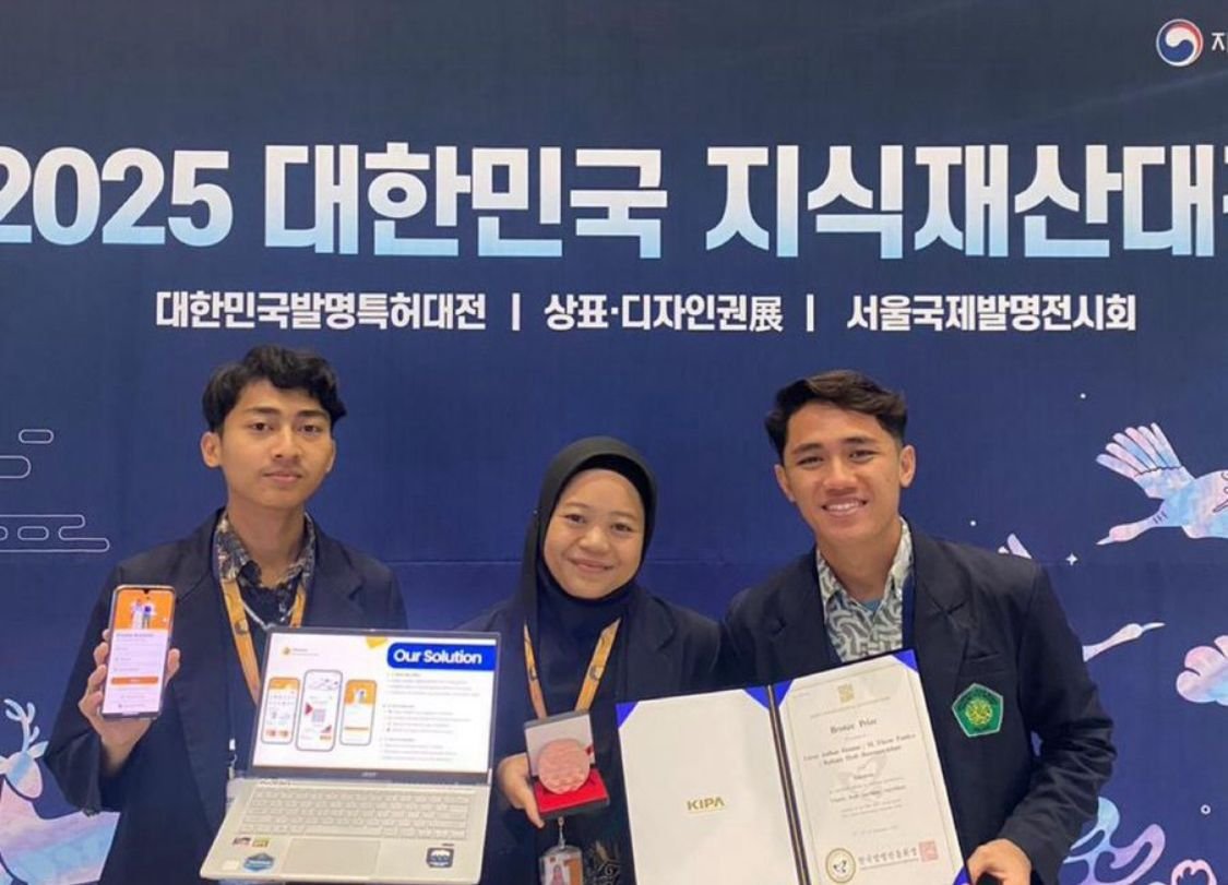 Inovasi Aplikasi Penyewaan UBORO Karya Mahasiswa UIN Malang Raih Bronze Prize di SIIF 2025 Seoul