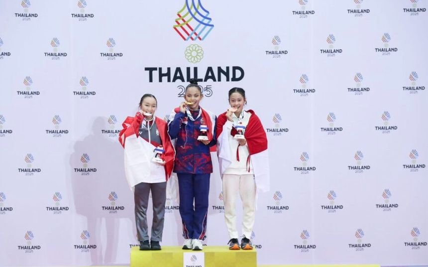 Mahasiswi UM Sumbang Medali Perunggu Senam Artistik Putri di SEA Games 2025