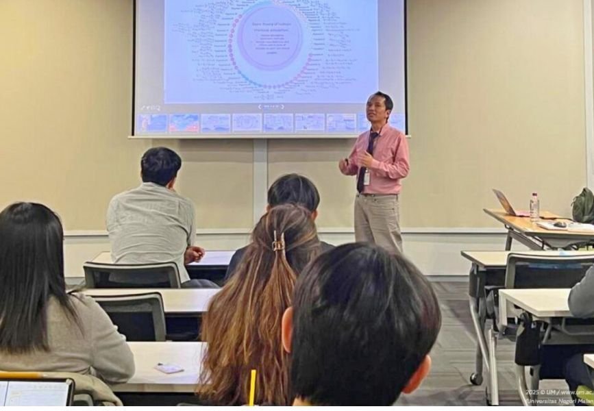 Guru Besar UM Jadi Pembicara Tamu di KIST Korea Selatan, Perkuat Jejaring Riset Global