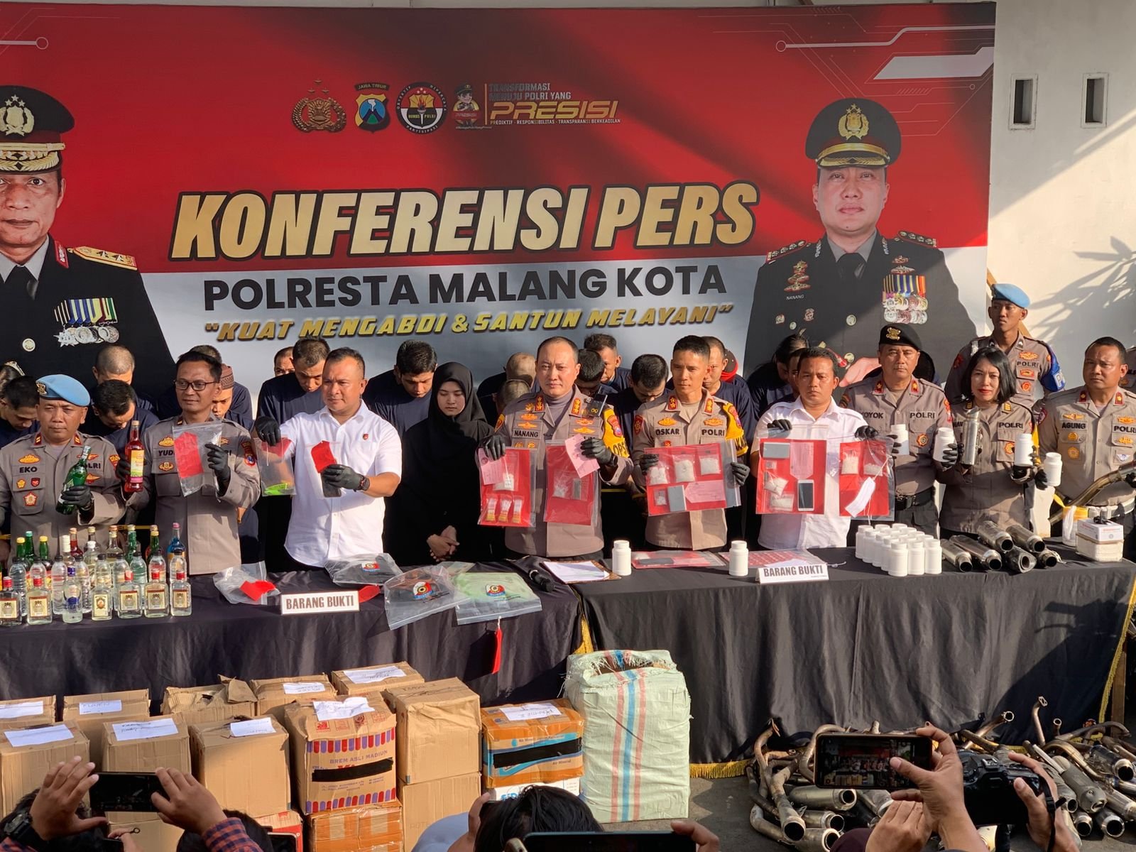 Angka Kejahatan di Kota Malang Turun Tajam, Gangguan Kamtibmas Anjlok 41,71 Persen Sepanjang 2025