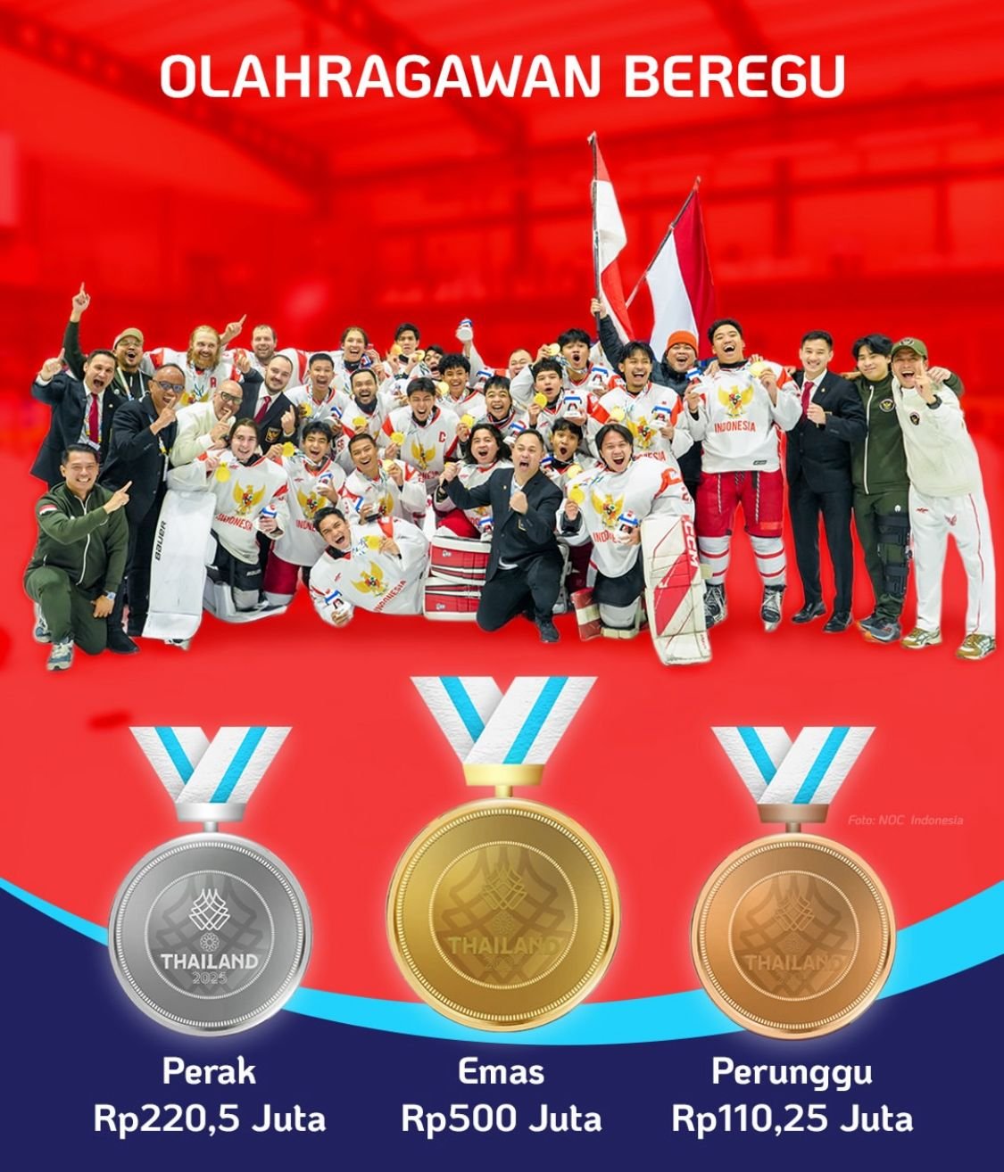 Bonus Atlet dan Pelatih SEA Games Cair, Nominalnya Capai Ratusan Juta Rupiah