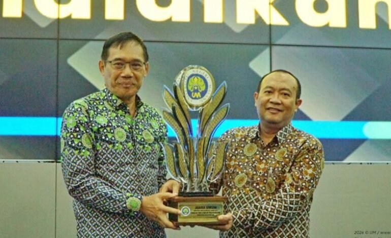 UM Teken Perjanjian Kinerja 2026, Fakultas Ilmu Pendidikan Raih Juara Umum AKU 2025
