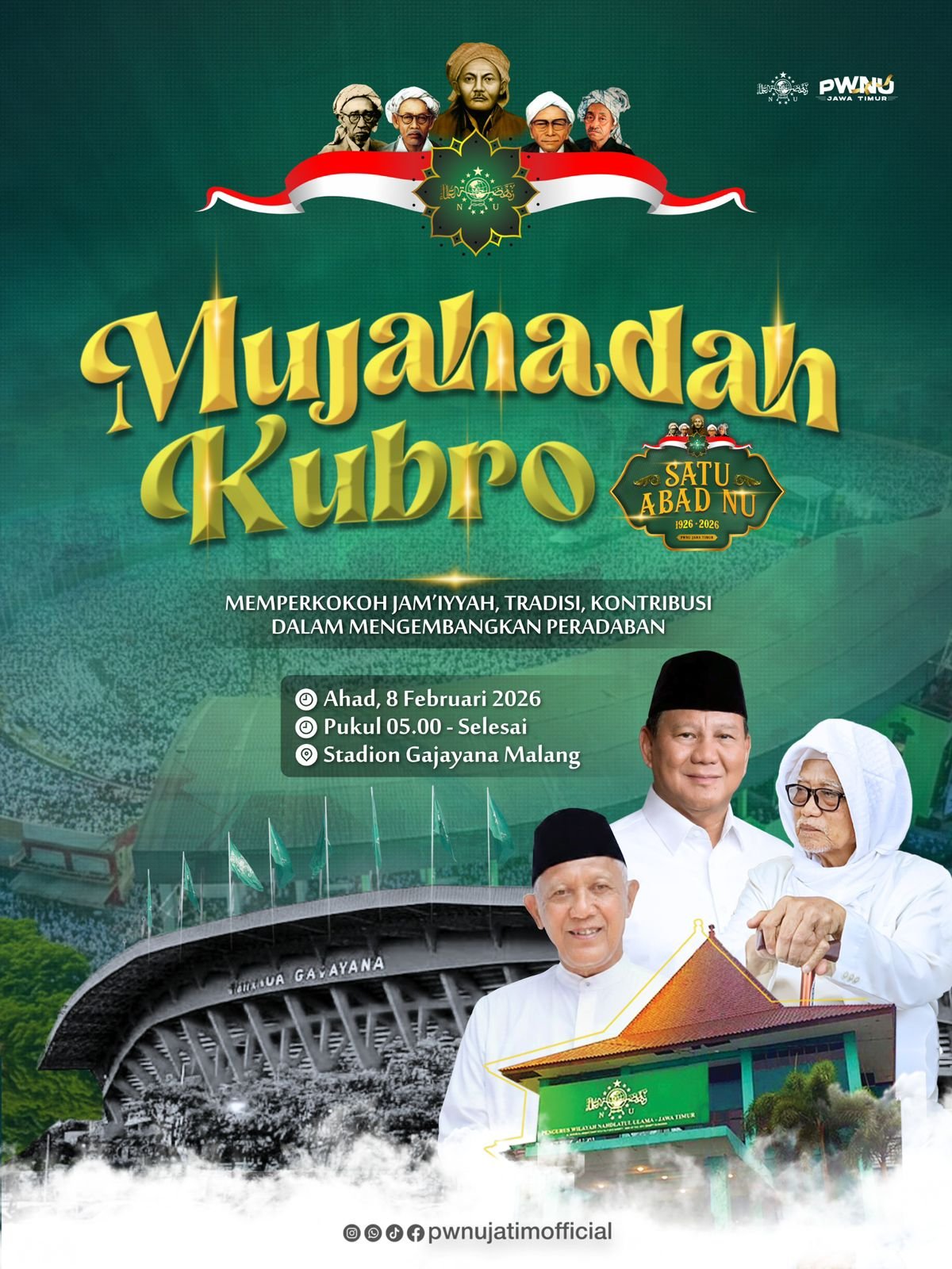 Mujahadah Kubro Puncak Peringatan Hari Lahir (Harlah) Satu Abad Nahdlatul Ulama