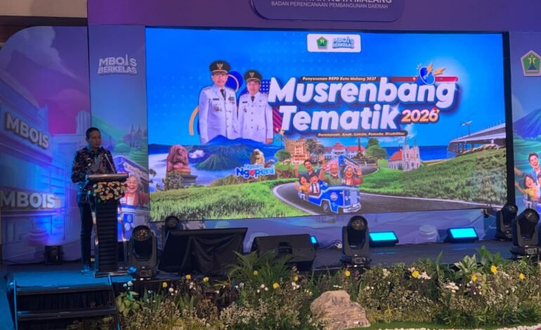 Musrenbang Tematik Kota Malang Libatkan Anak hingga Disabilitas, Fokus RKPD 2027 Inklusif