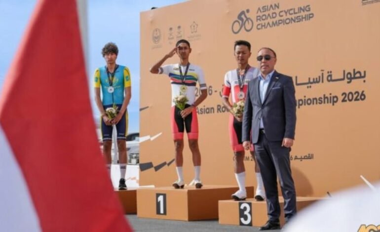 Mahasiswa UIBU Raih Emas Asian Road Cycling Championship 2026 di Arab Saudi