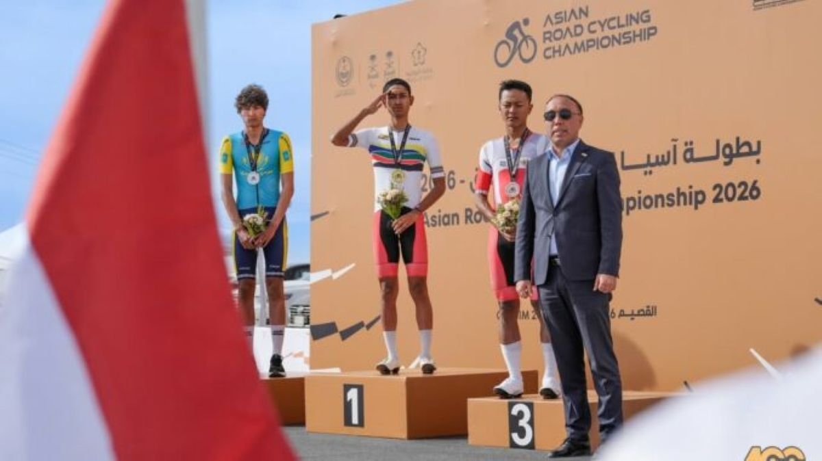 Mahasiswa UIBU Raih Emas Asian Road Cycling Championship 2026 di Arab Saudi