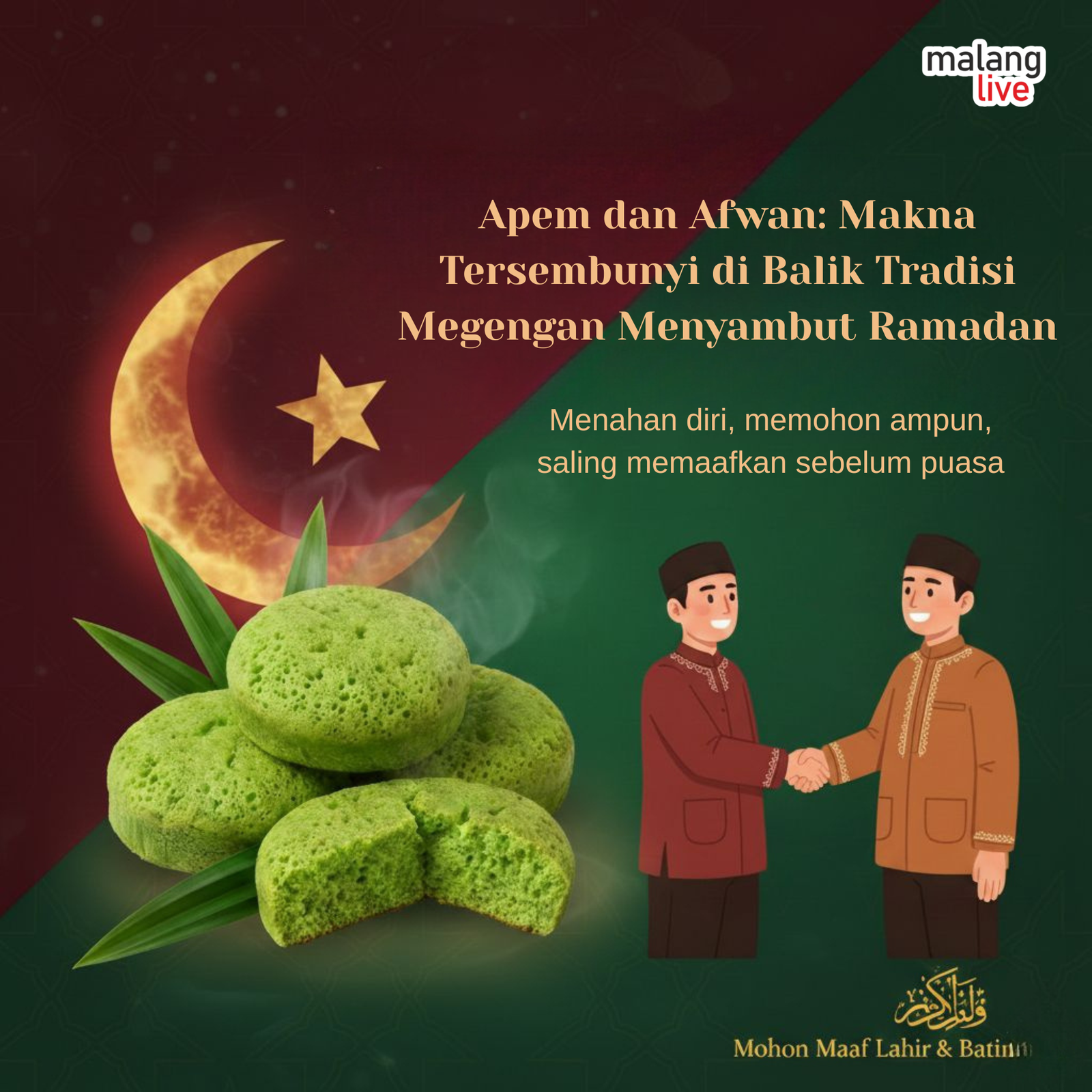 Apem dan Afwan: Makna Tersembunyi di Balik Tradisi Megengan Menyambut Ramadan