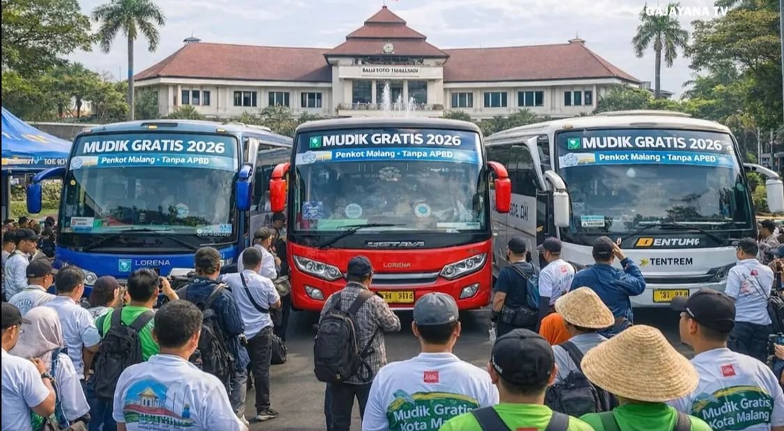 Dishub Kota Malang Siapkan 5 Rute Mudik Gratis Lebaran 2026, Kuota Terbatas