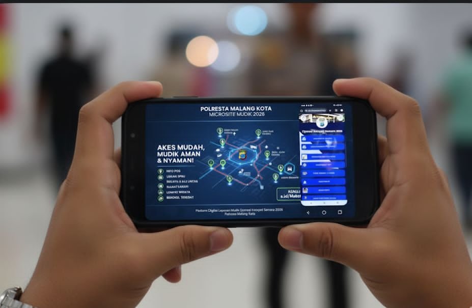 Polresta Malang Kota Luncurkan Microsite Mudik 2026, Pemudik Bisa Akses Info Pos, SPBU hingga Rekayasa Lalu Lintas