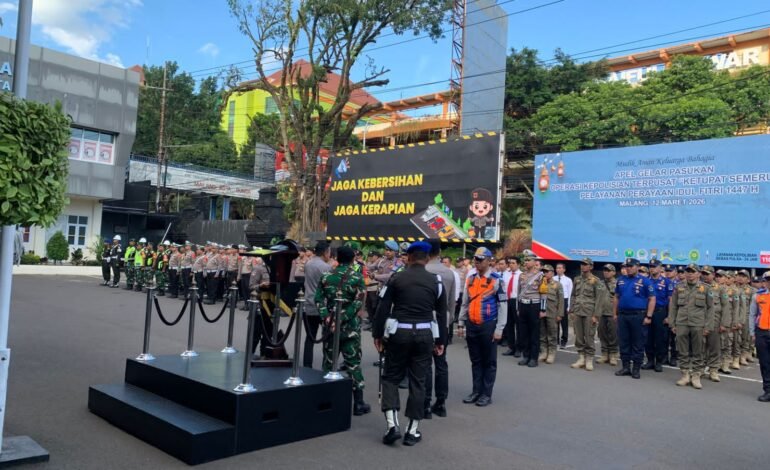 Pemkot dan Polresta Perkuat Pengamanan Libur Nyepi–Idul Fitri, Antisipasi Lonjakan Wisatawan di Kota Malang