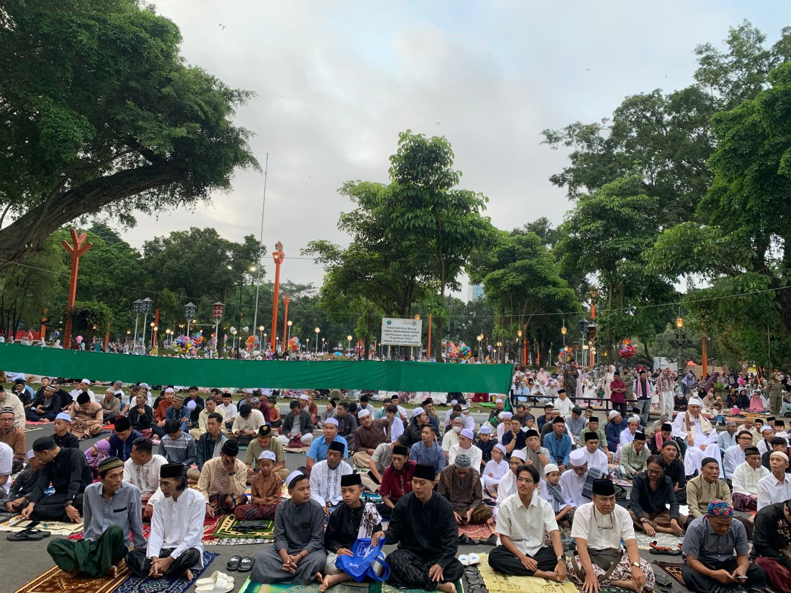 Puluhan Ribu Jamaah Padati Masjid Jami, Wali Kota Malang Serukan Jaga Persatuan di Momentum Idul Fitri