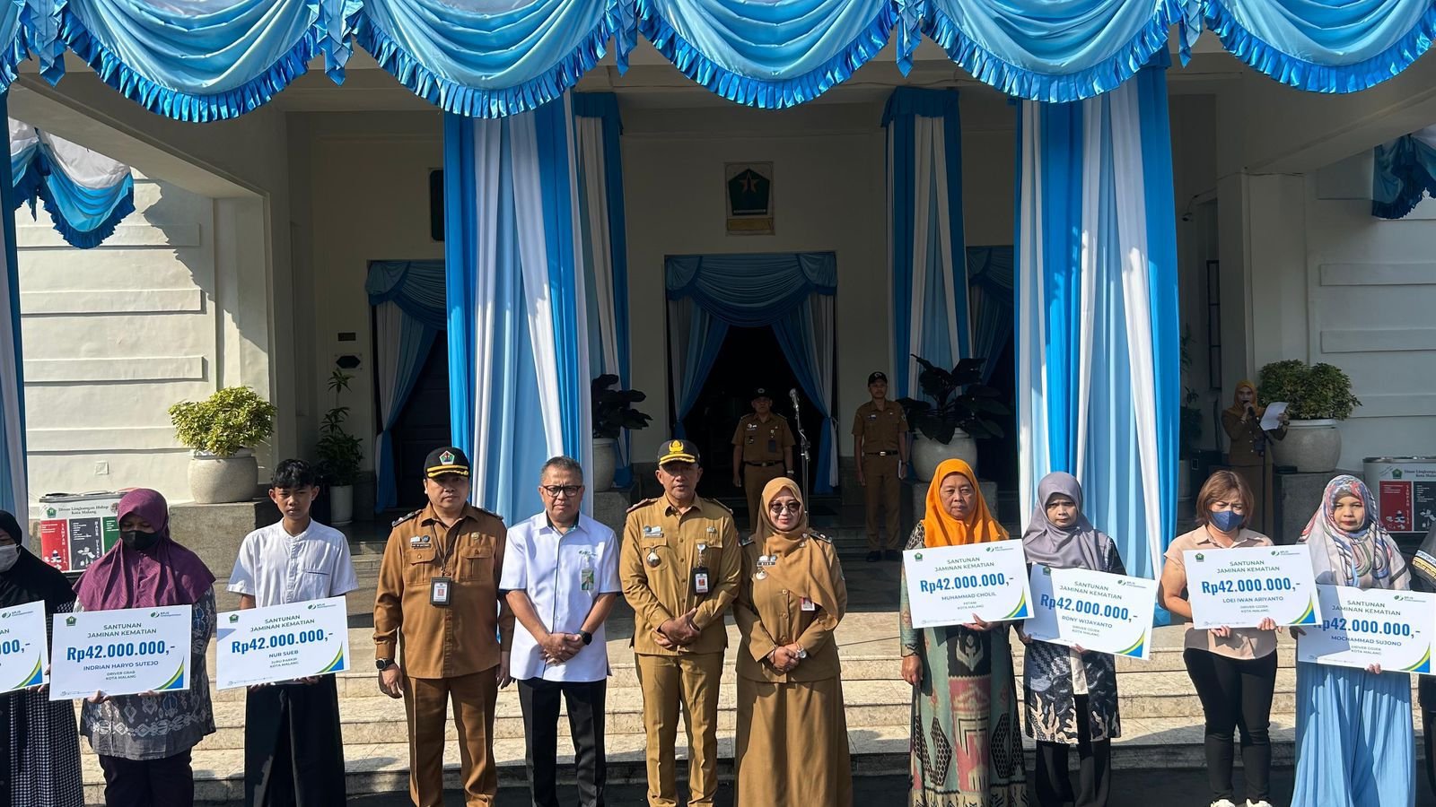 Santunan BPJS Ketenagakerjaan Cair untuk 10 Ahli Waris di Malang, Klaim Capai Rp42 Juta