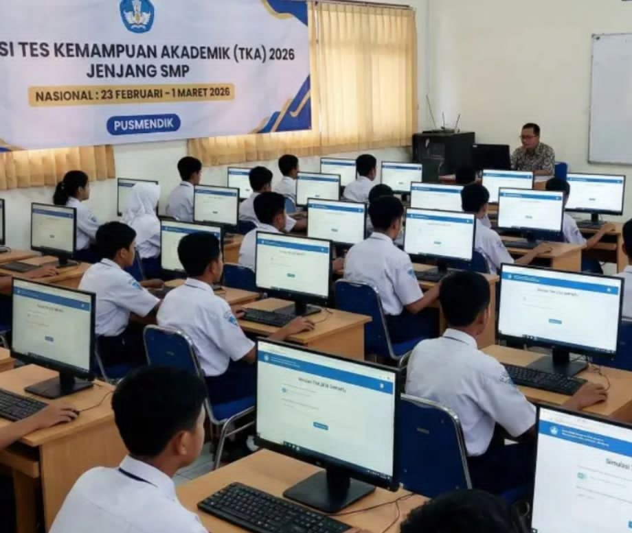 Hari Kedua TKA SMP Kota Malang Lancar, Disdikbud Pastikan Tanpa Kendala