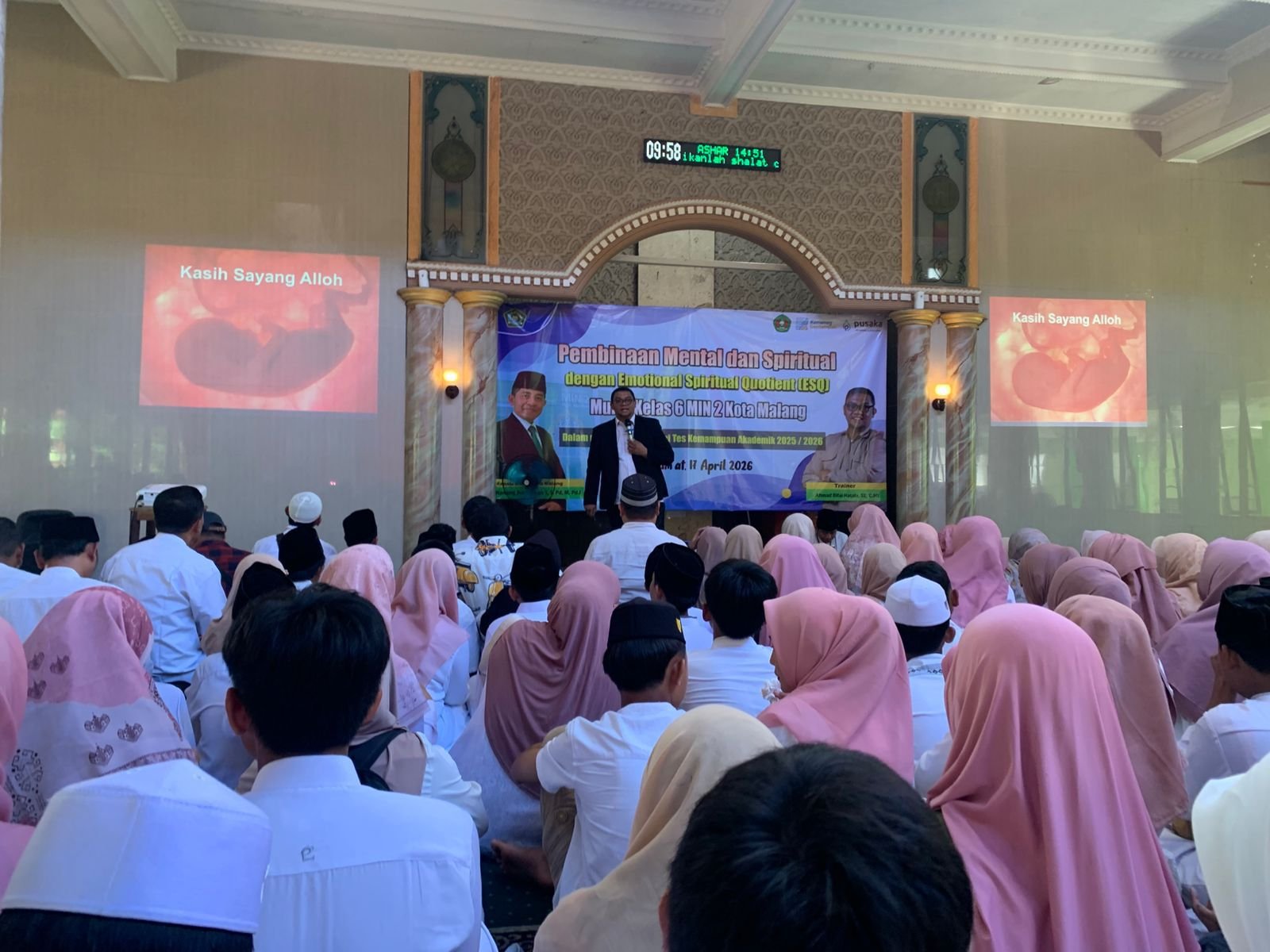 Jelang Ujian, MIN 2 Kota Malang Perkuat Mental Siswa: Fokus Percaya Diri dan Kesiapan Spiritual