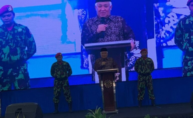 Halal Bihalal Akbar Muhammadiyah Malang, Din Syamsuddin Soroti Persatuan Umat Kembali Fitrah