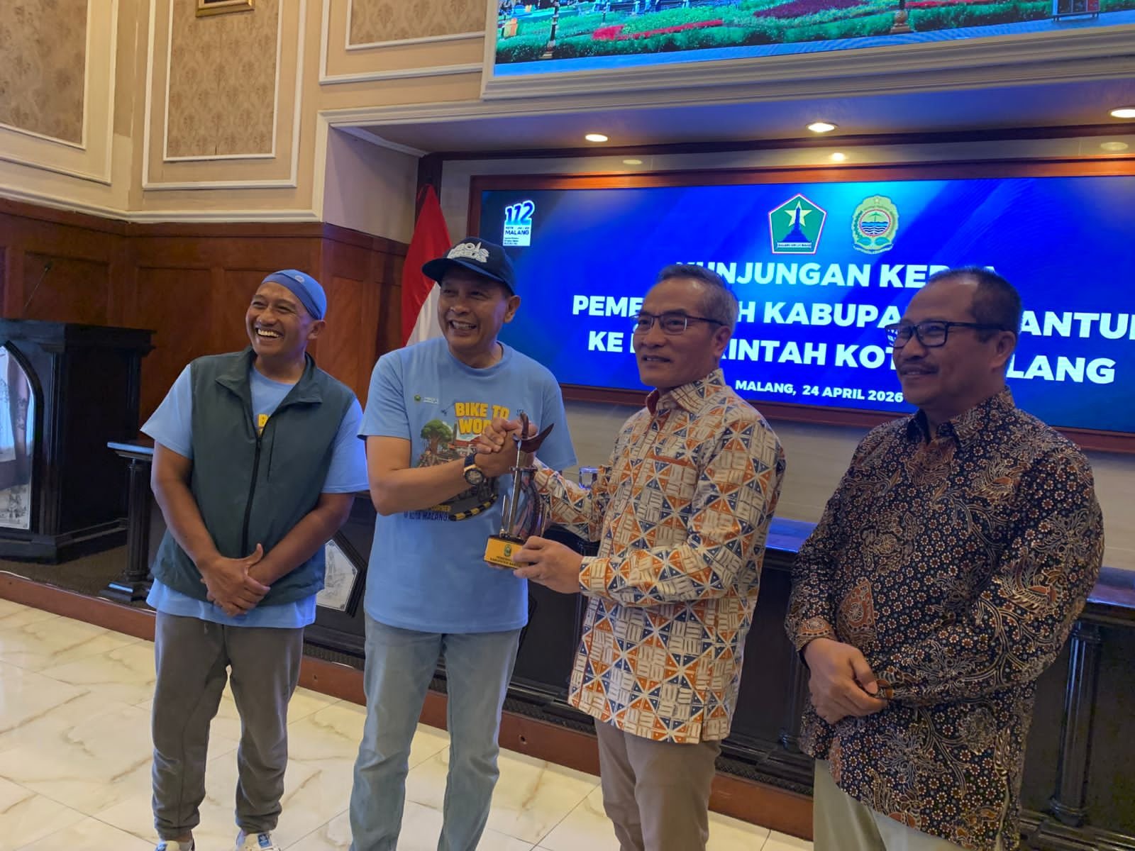 Pemkab Bantul Belajar Inovasi Kota Malang, Bahas Bike to Work hingga Pelayanan Publik