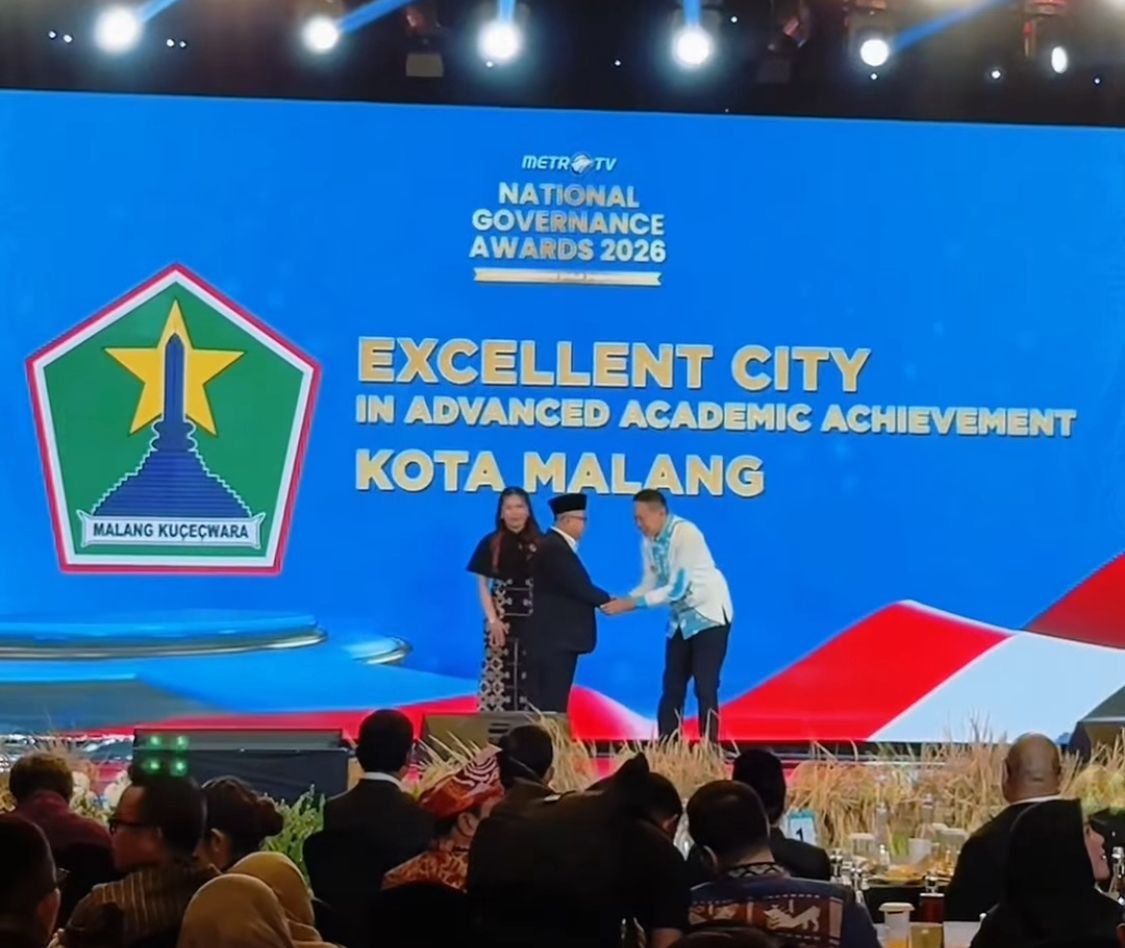 Kota Malang Raih Penghargaan Nasional Sektor Pendidikan di National Governance Awards 2026