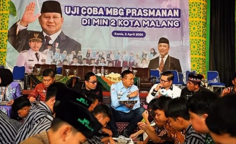Uji Coba MBG Prasmanan di MIN 2 Malang: Menu Lebih Variatif, Jam Belajar Berpotensi Bertambah