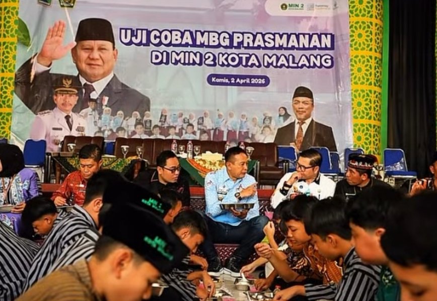 Uji Coba MBG Prasmanan di MIN 2 Malang: Menu Lebih Variatif, Jam Belajar Berpotensi Bertambah