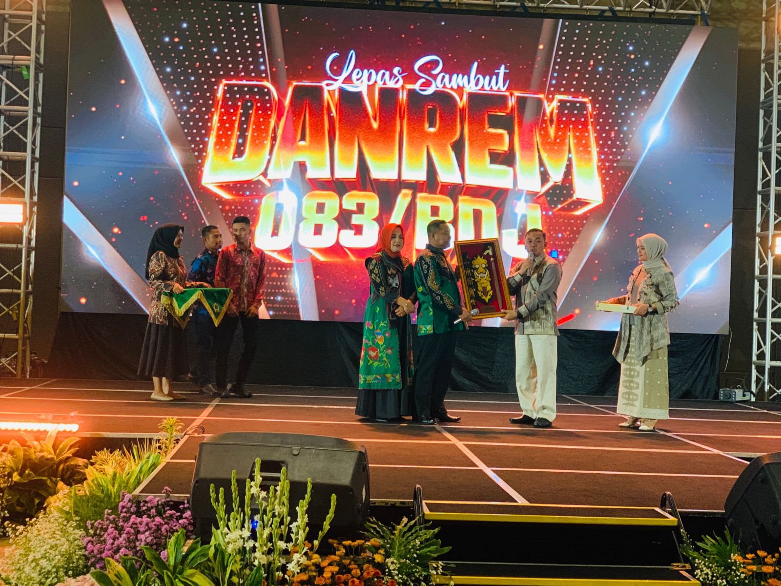 Estafet Kepemimpinan Korem 083 Berganti, Kolonel Wahyu Resmi Jadi Danrem