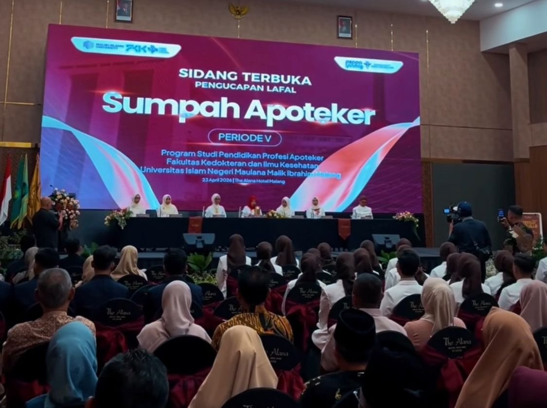UIN Maliki Malang Cetak 39 Apoteker Baru, Seluruh Lulusan Lolos 100 Persen Ukomnas